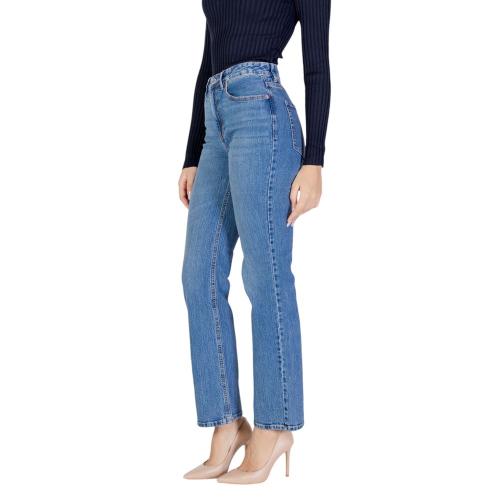 Vero Moda Light Blue Cotton Mom Jean Vero Moda