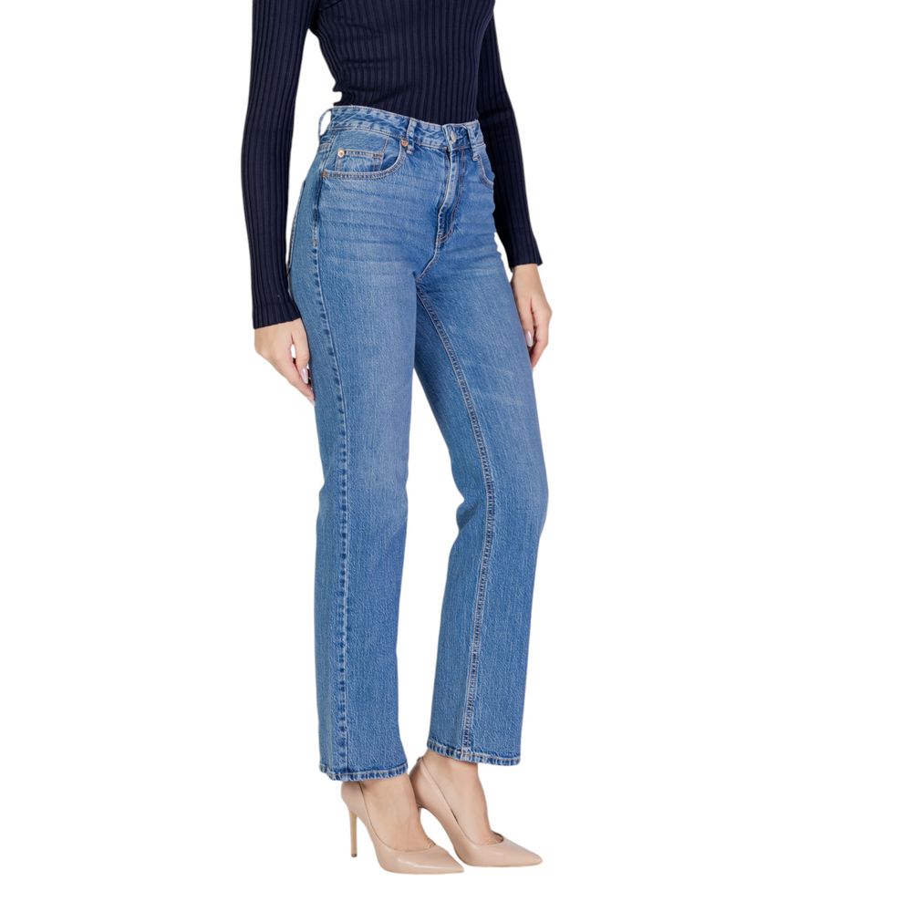 Vero Moda Light Blue Cotton Mom Jean Vero Moda