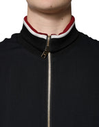 Dolce & Gabbana Black DG King Full Zip Sweatshirt Sweater - Eljoys Fashion 