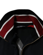 Dolce & Gabbana Black DG King Full Zip Sweatshirt Sweater - Eljoys Fashion 