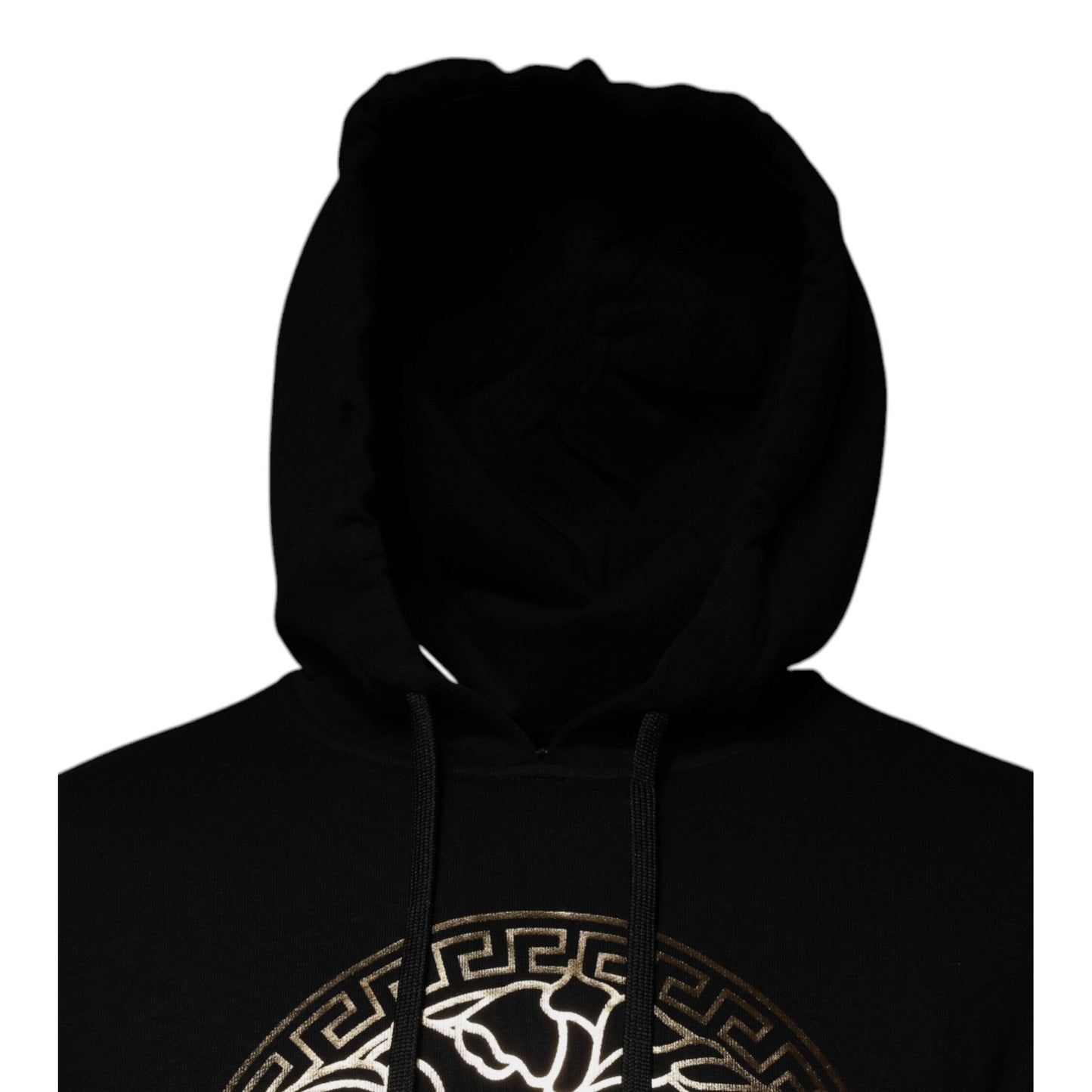 Versace Black Medusa Cotton Hoodie Pullover Sweatshirt Sweater
