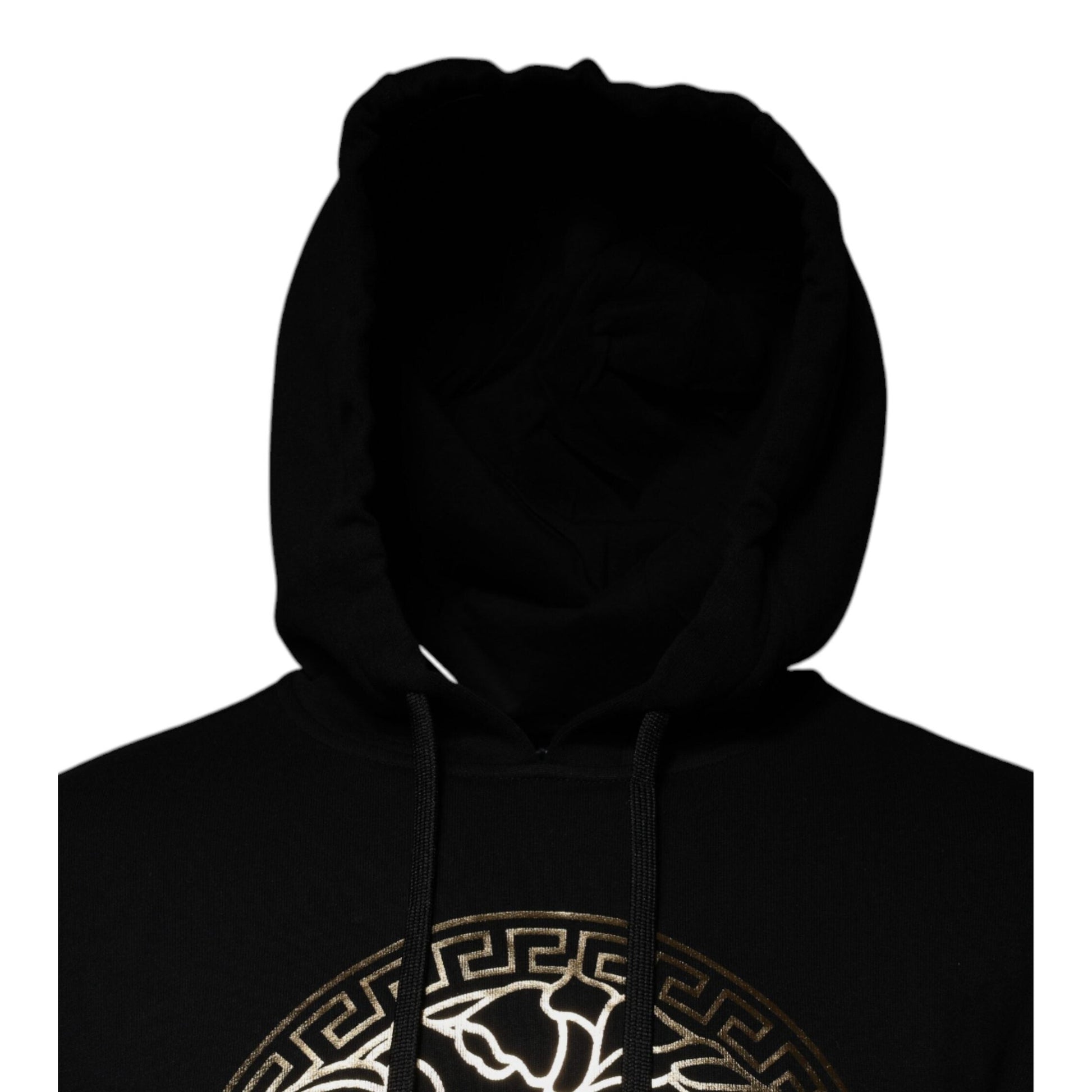Versace Black Medusa Cotton Hoodie Pullover Sweatshirt Sweater