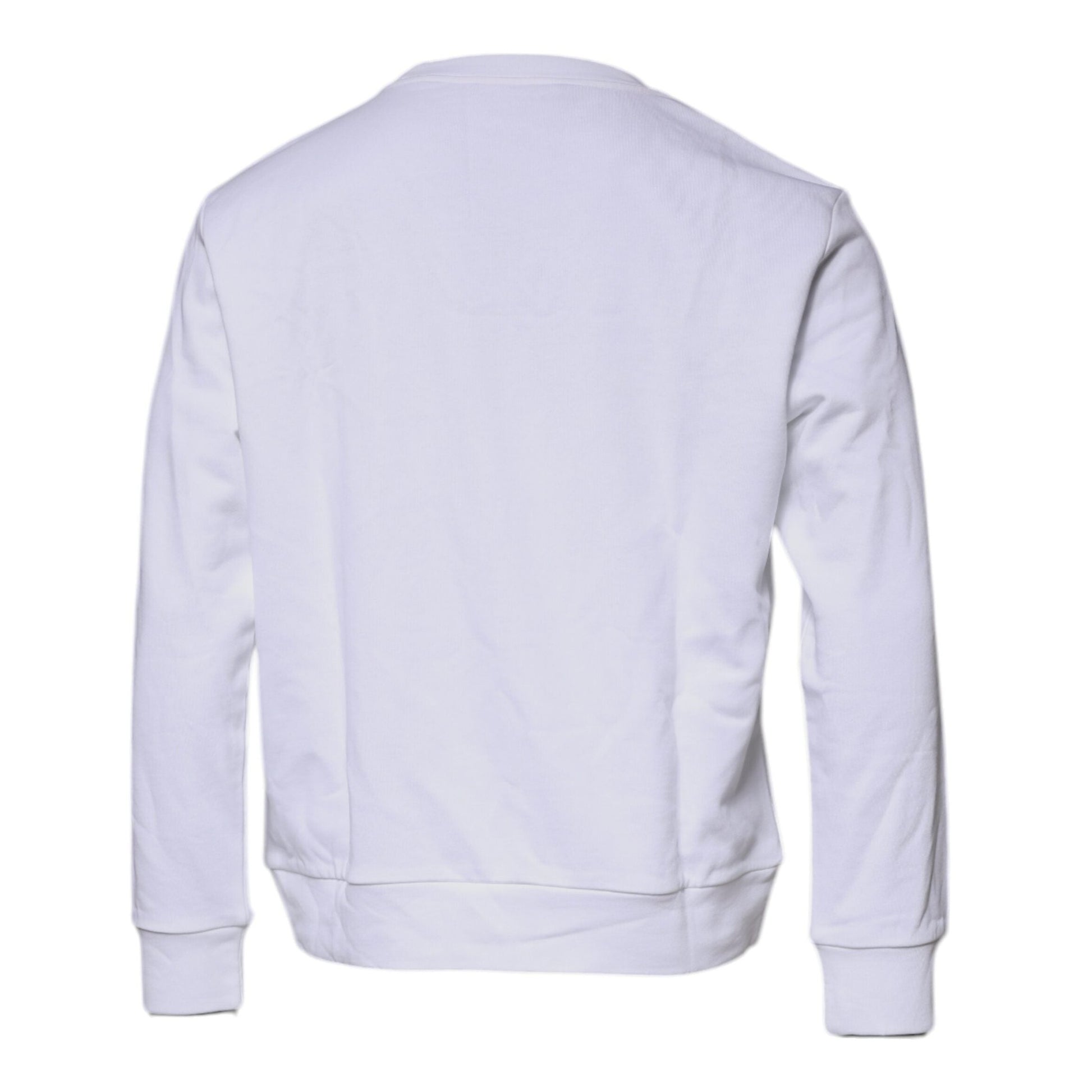 Versace White Medusa Embroidery Crew Neck Pullover Sweater Versace