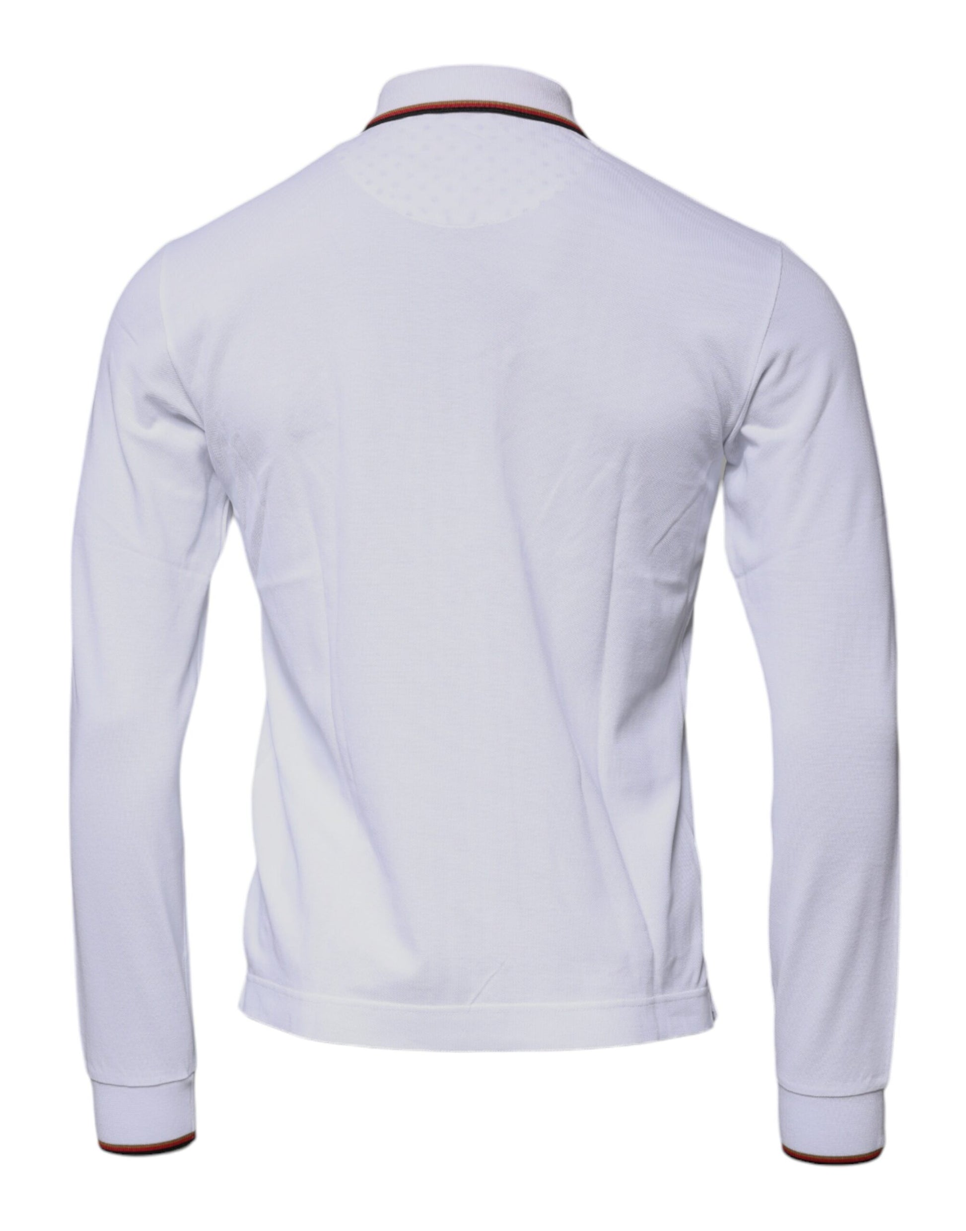 Dolce & Gabbana White Crown Men Full Zip Sweatshirt Sweater Dolce & Gabbana