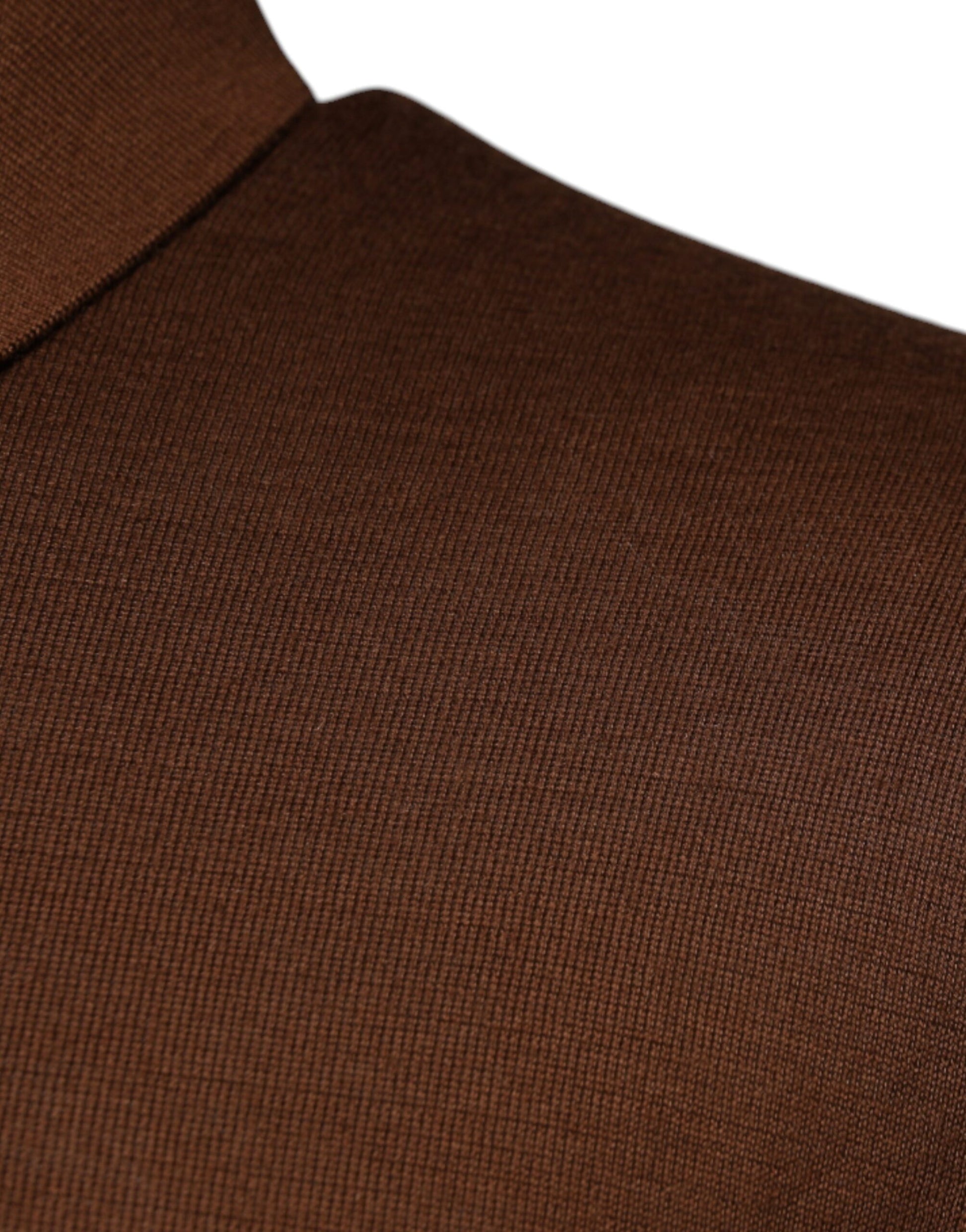 Dolce & Gabbana Brown Cashmere Buttoned Men Pullover Sweater Dolce & Gabbana