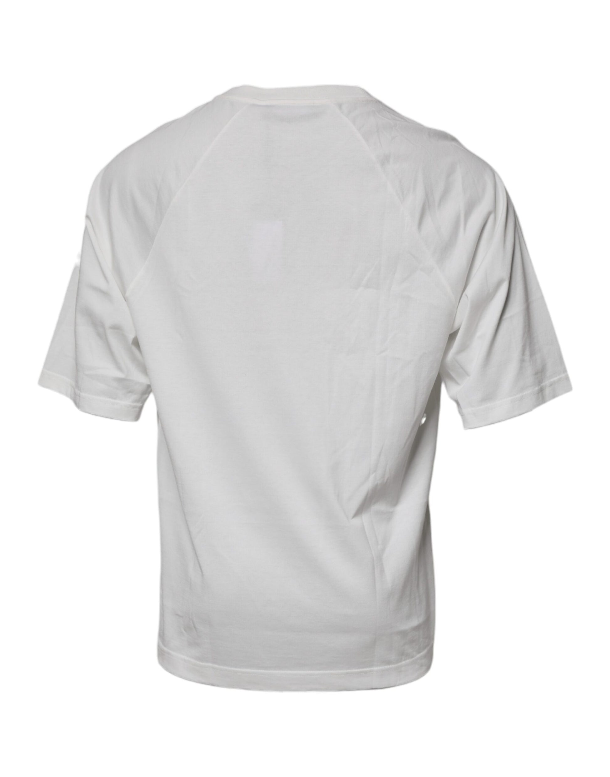 Dolce & Gabbana White DG Sport Crew Neck Short Sleeve T-shirt Dolce & Gabbana