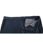 GF Ferre Blue Stretch Straight Fit Pants Chinos