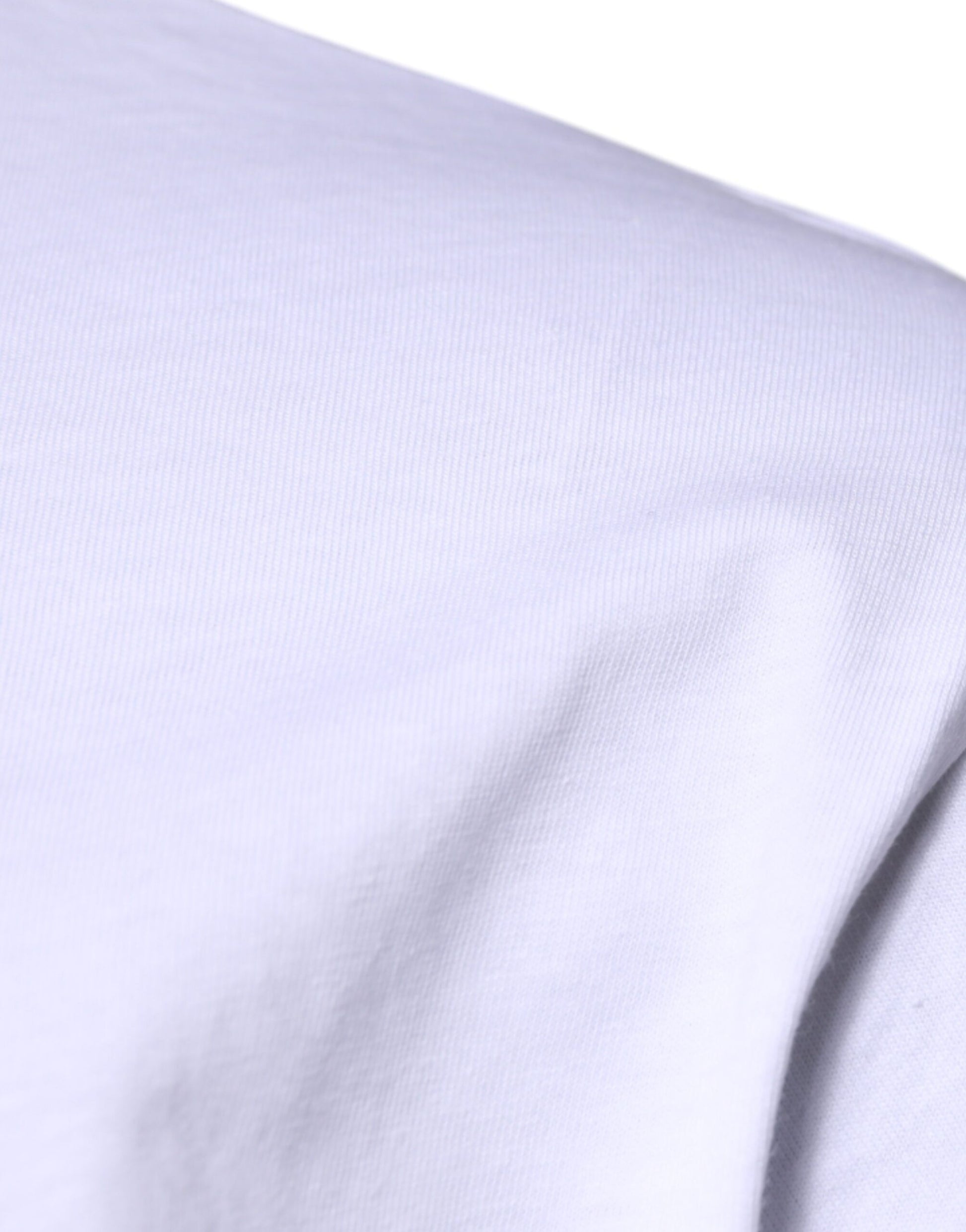 Dolce & Gabbana White DG Logo Cotton Crew Neck T-shirt Dolce & Gabbana