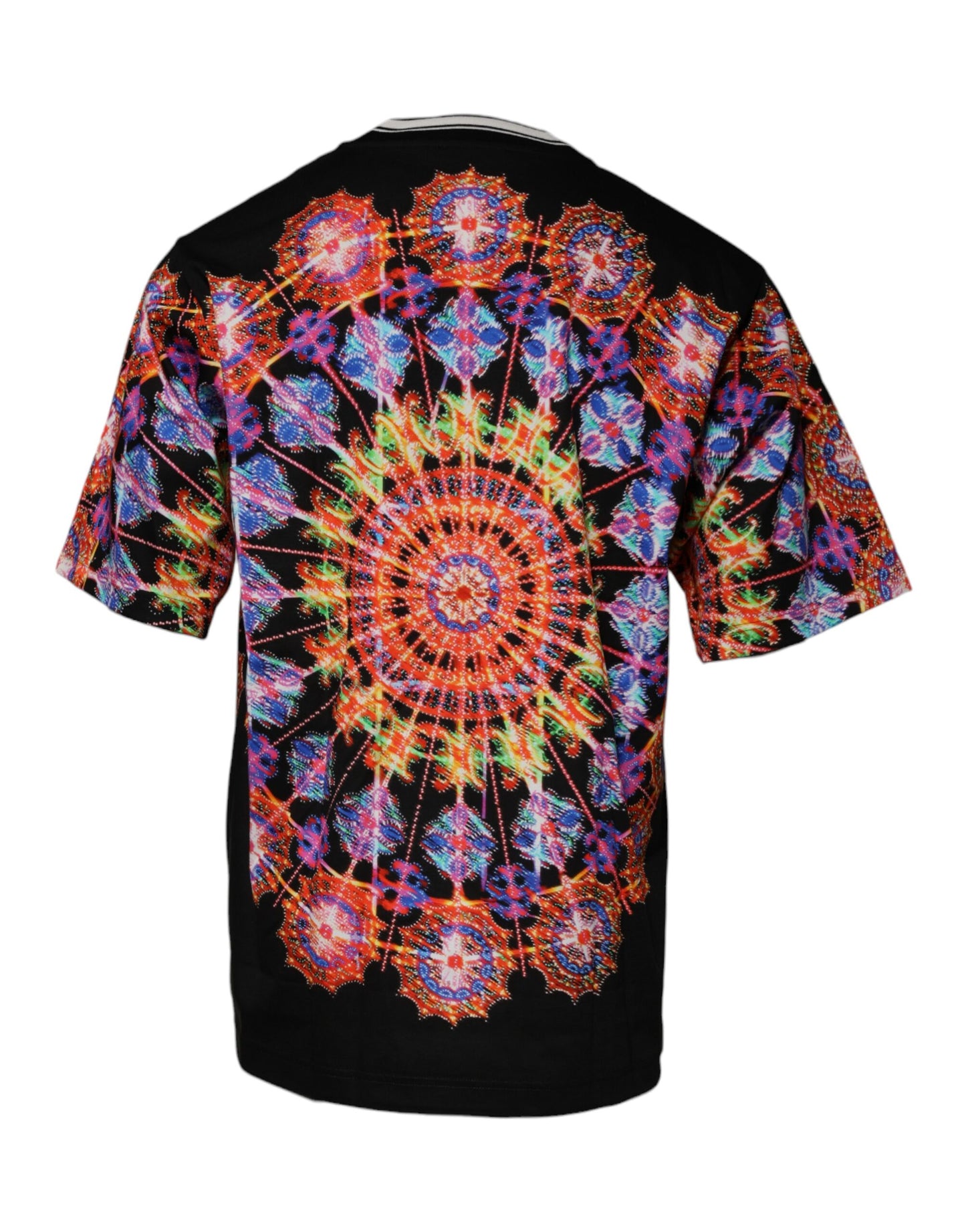 Dolce & Gabbana Multicolor Kaleidoscope Men Short Sleeves T-shirt Dolce & Gabbana