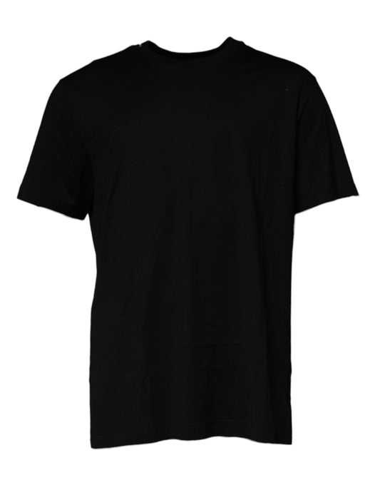 Dolce & Gabbana Black Crew Neck Short Sleeve T-shirt Dolce & Gabbana