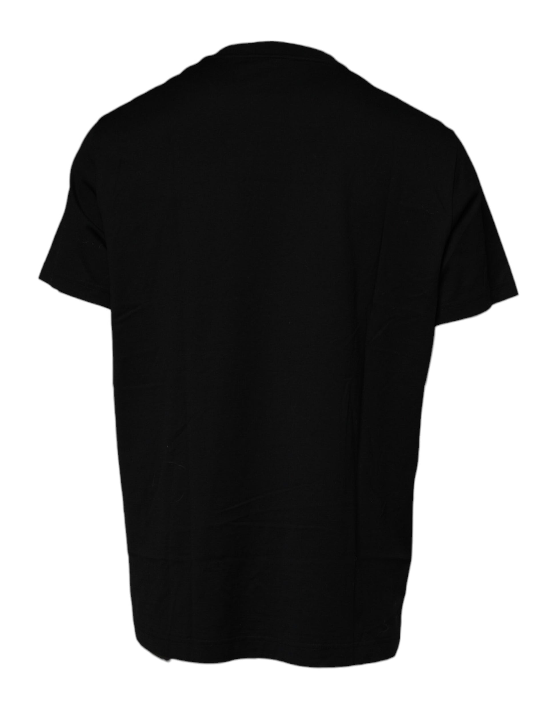 Dolce & Gabbana Black Crew Neck Short Sleeve T-shirt Dolce & Gabbana