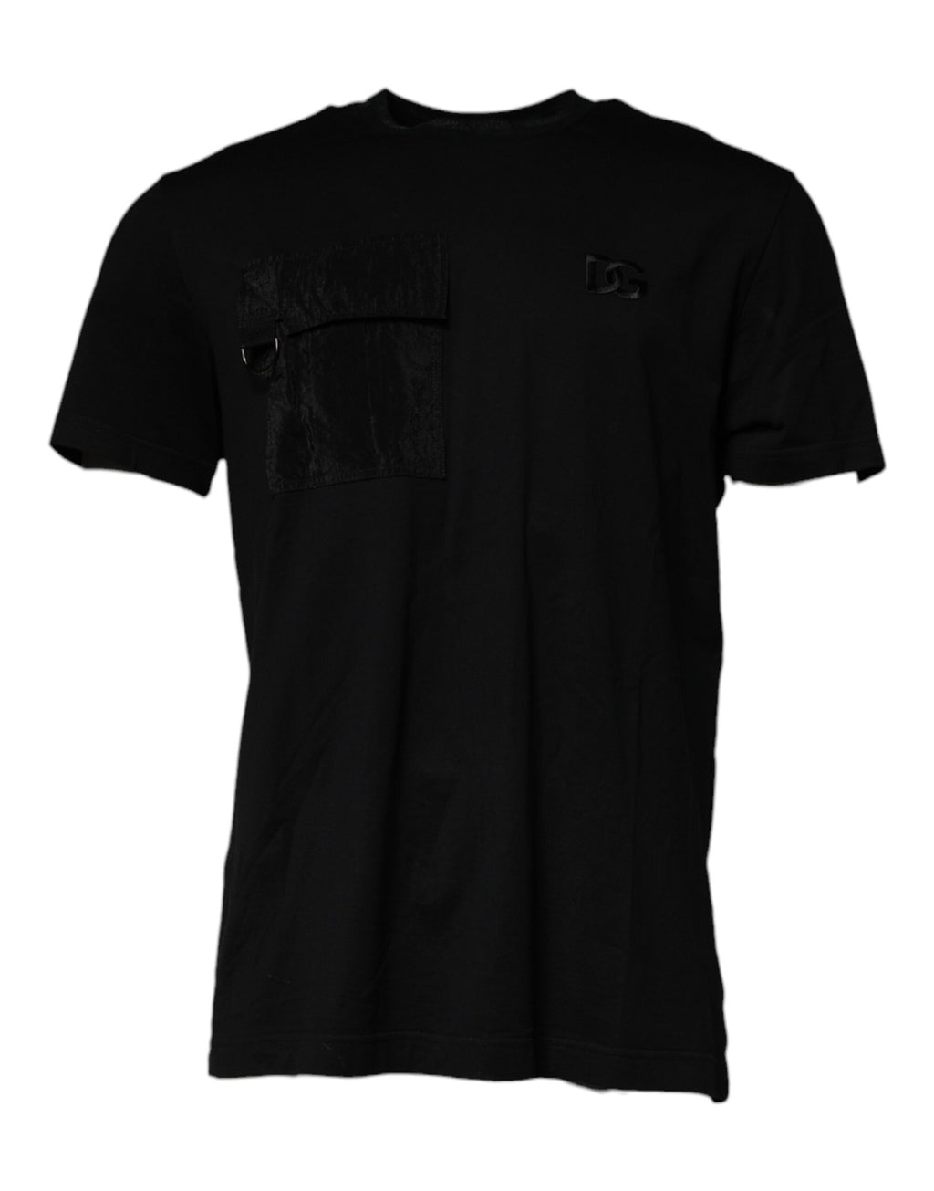 Dolce & Gabbana Black Crew Neck Short Sleeve T-shirt - Eljoys Fashion 