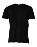 Dolce & Gabbana Black Crew Neck Short Sleeve T-shirt - Eljoys Fashion 