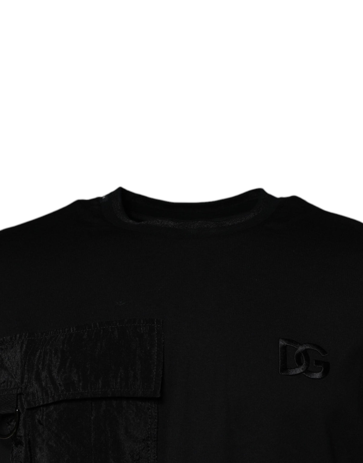 Dolce & Gabbana Black Crew Neck Short Sleeve T-shirt - Eljoys Fashion 