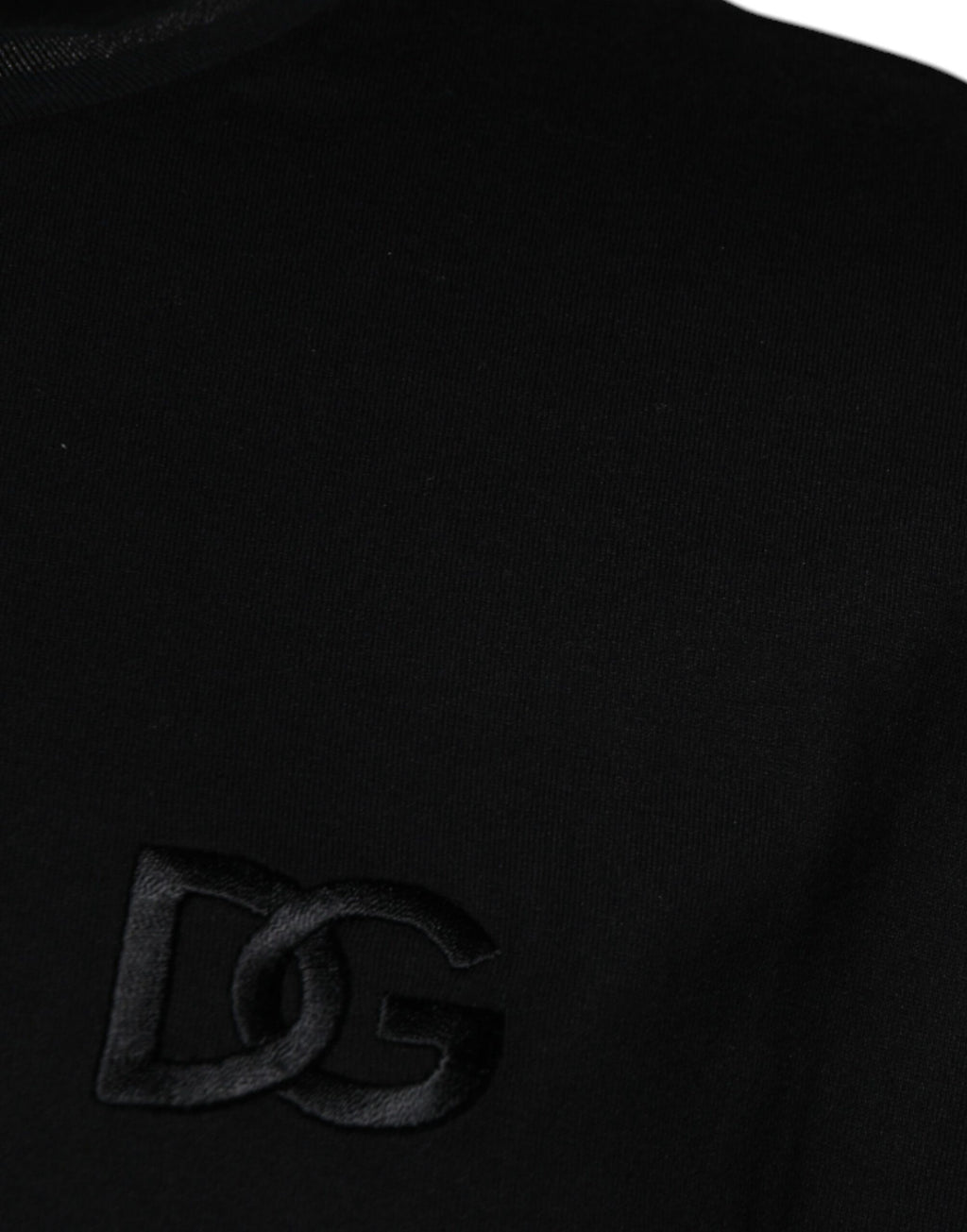 Dolce & Gabbana Black Crew Neck Short Sleeve T-shirt - Eljoys Fashion 