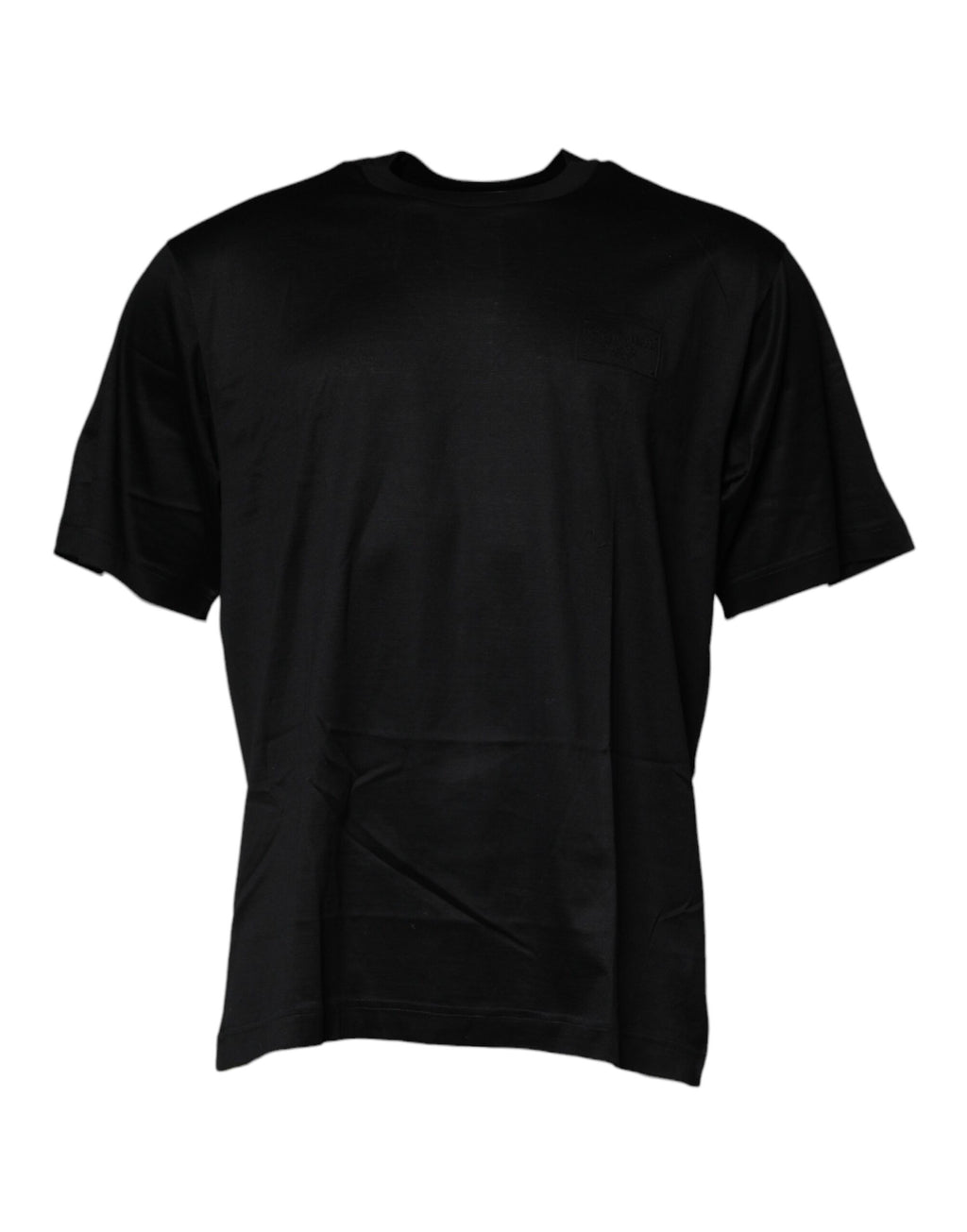 Dolce & Gabbana Black Crew Neck Short Sleeve T-shirt - Eljoys Fashion 