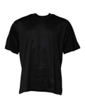 Dolce & Gabbana Black Crew Neck Short Sleeve T-shirt - Eljoys Fashion 