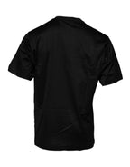 Dolce & Gabbana Black Crew Neck Short Sleeve T-shirt - Eljoys Fashion 