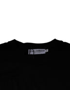 Dolce & Gabbana Black Crew Neck Short Sleeve T-shirt - Eljoys Fashion 
