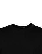 Dolce & Gabbana Black Crew Neck Short Sleeve T-shirt - Eljoys Fashion 