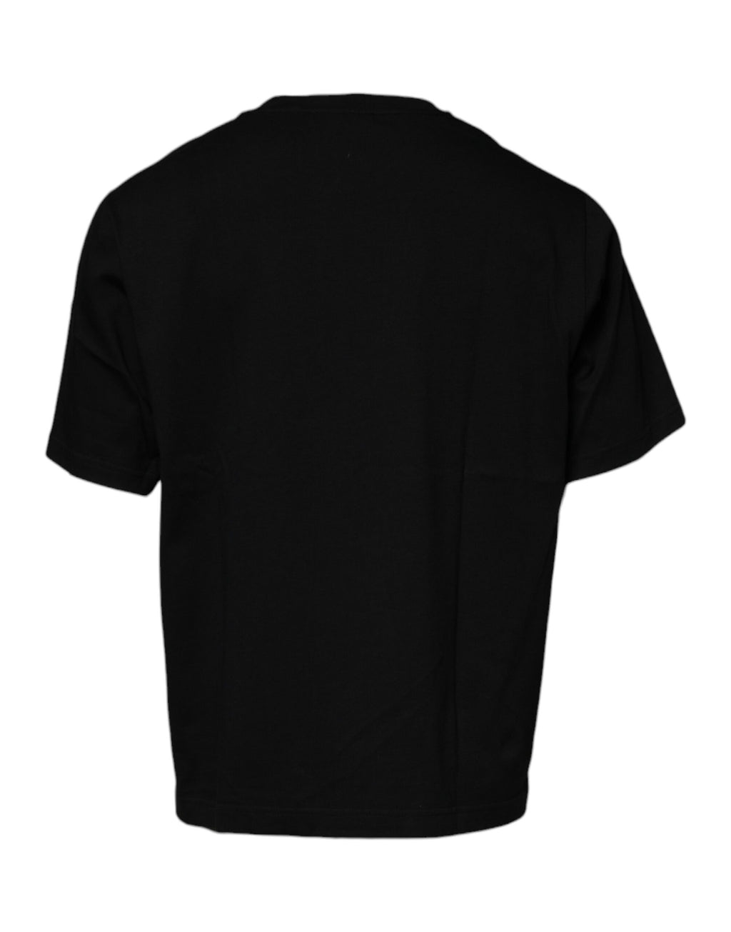Dolce & Gabbana Black Crew Neck Short Sleeve T-shirt - Eljoys Fashion 