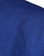 Dolce & Gabbana Blue Graphic Print Cotton Crew Neck T-shirt - Eljoys Fashion 