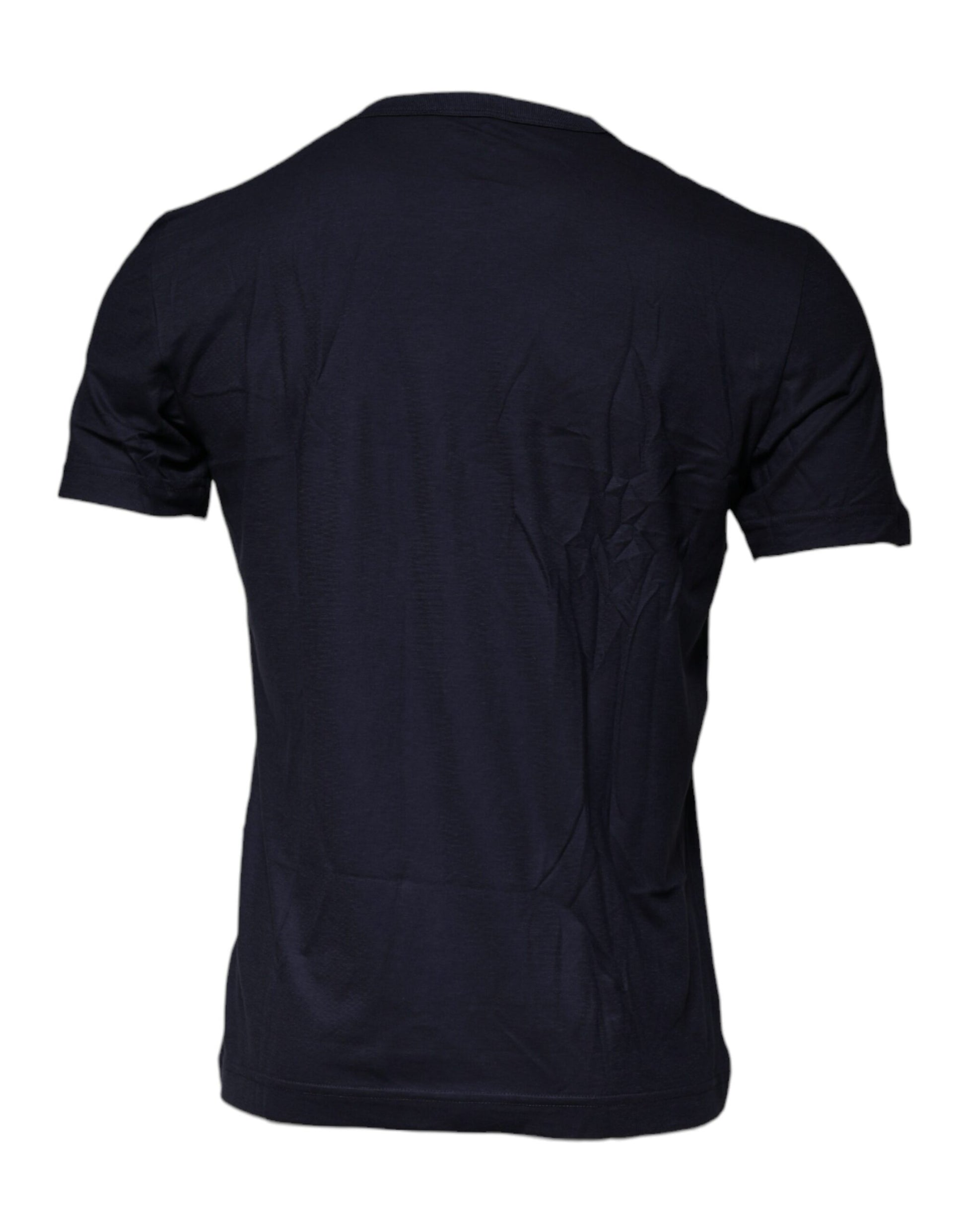 Dolce & Gabbana Blue D&G King Of Love Cotton Crew Neck T-shirt Dolce & Gabbana