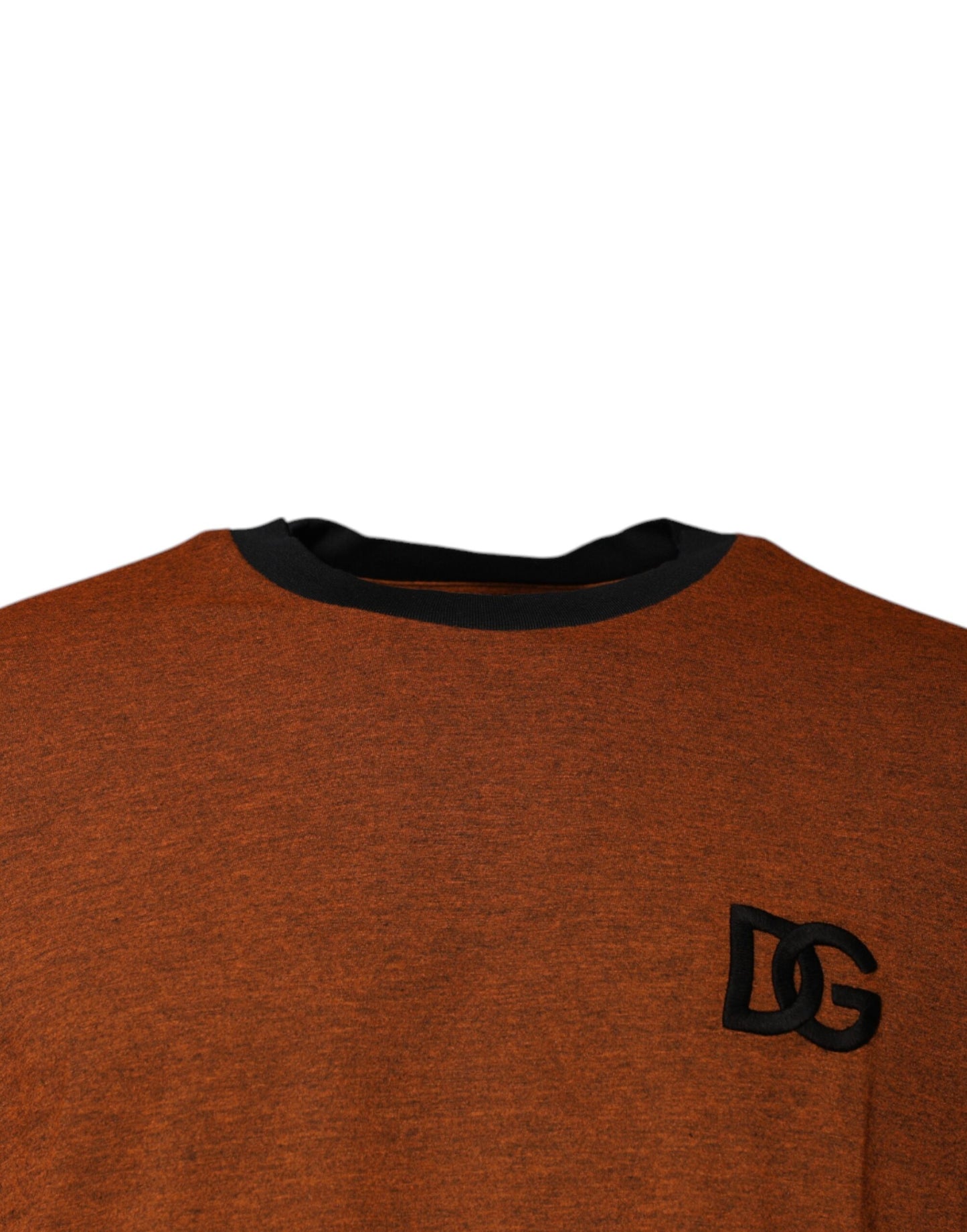 Dolce & Gabbana Brown DG Logo Cotton Crew Neck T-shirt Dolce & Gabbana