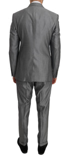 Dolce & Gabbana Black Stretch Crystal Bee Slim Fit Suit - Eljoys Fashion 