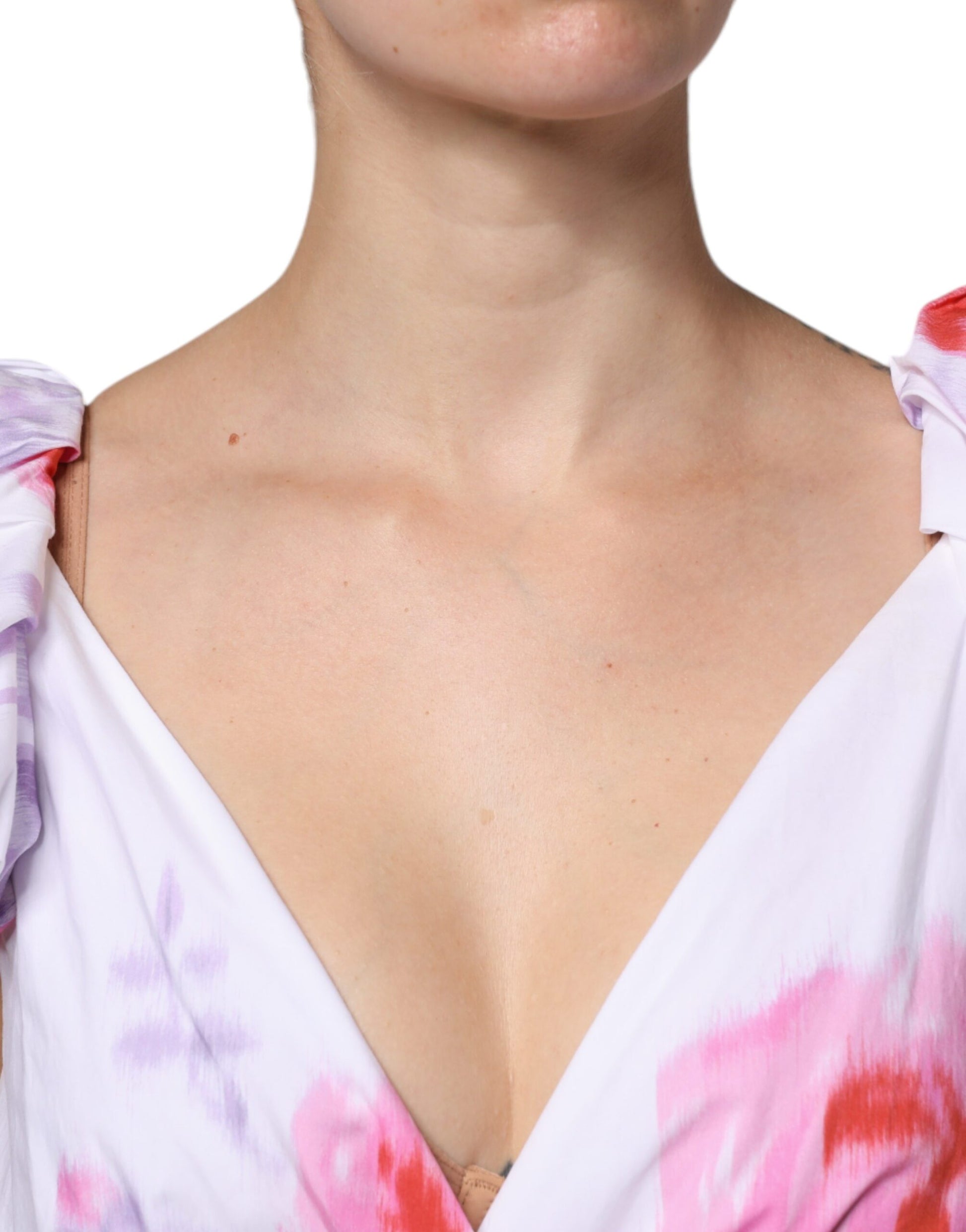 Philosophy White Floral Cotton Maxi Dress Philosophy