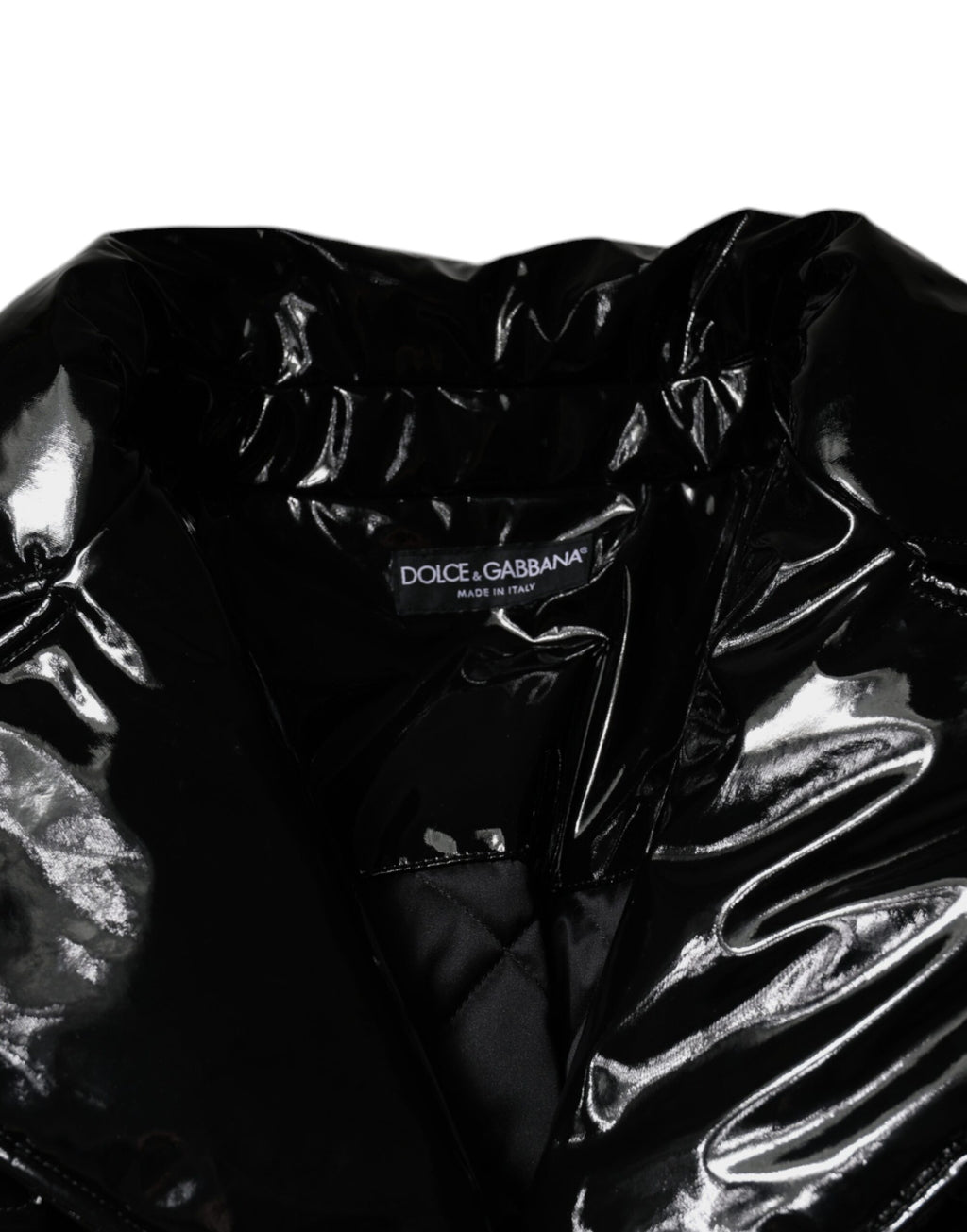 Dolce & Gabbana Black Polyester Button Down Blouson Jacket - Eljoys Fashion 