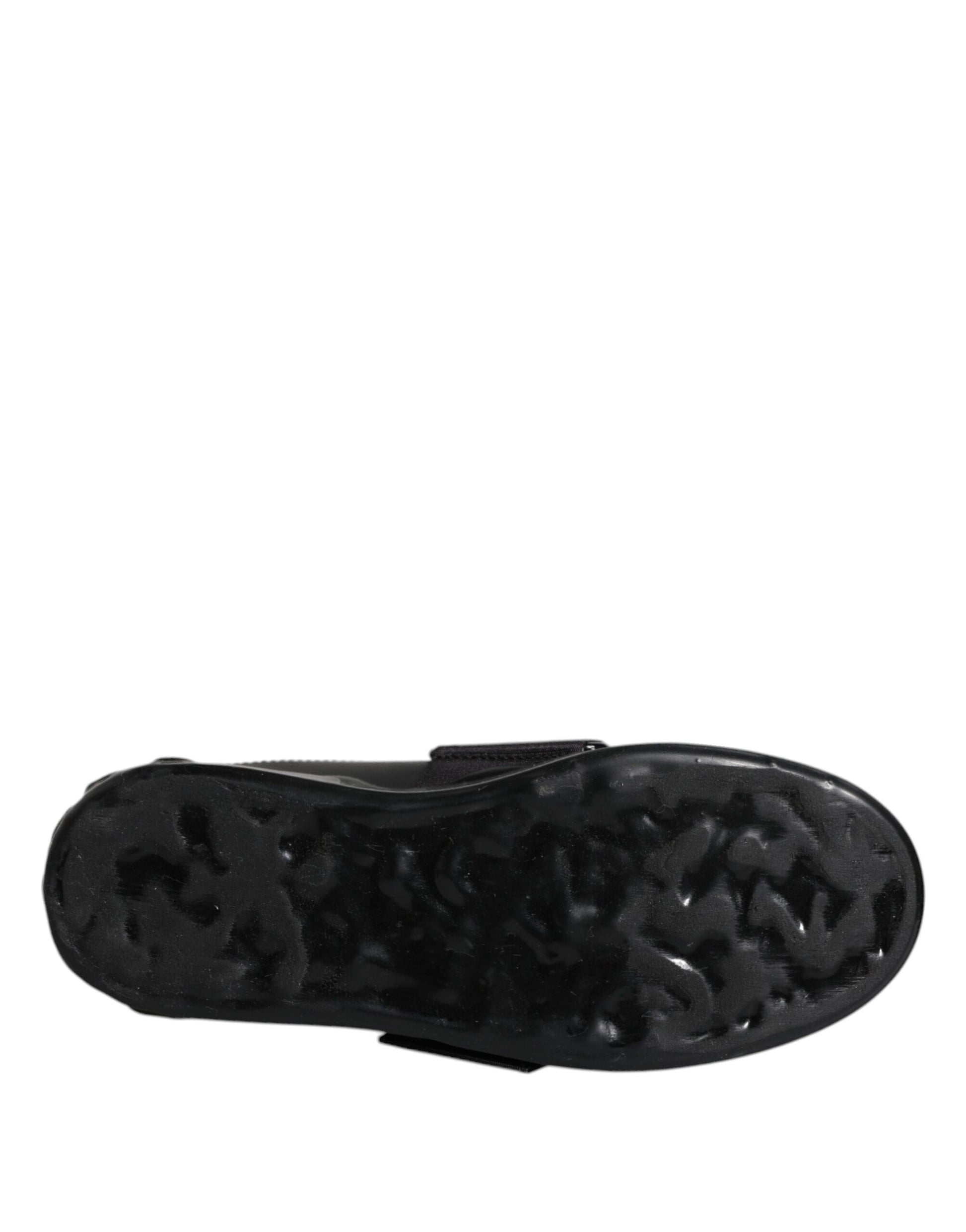 Dolce & Gabbana Black D&G AMORE Low Top Sneakers Shoes Dolce & Gabbana