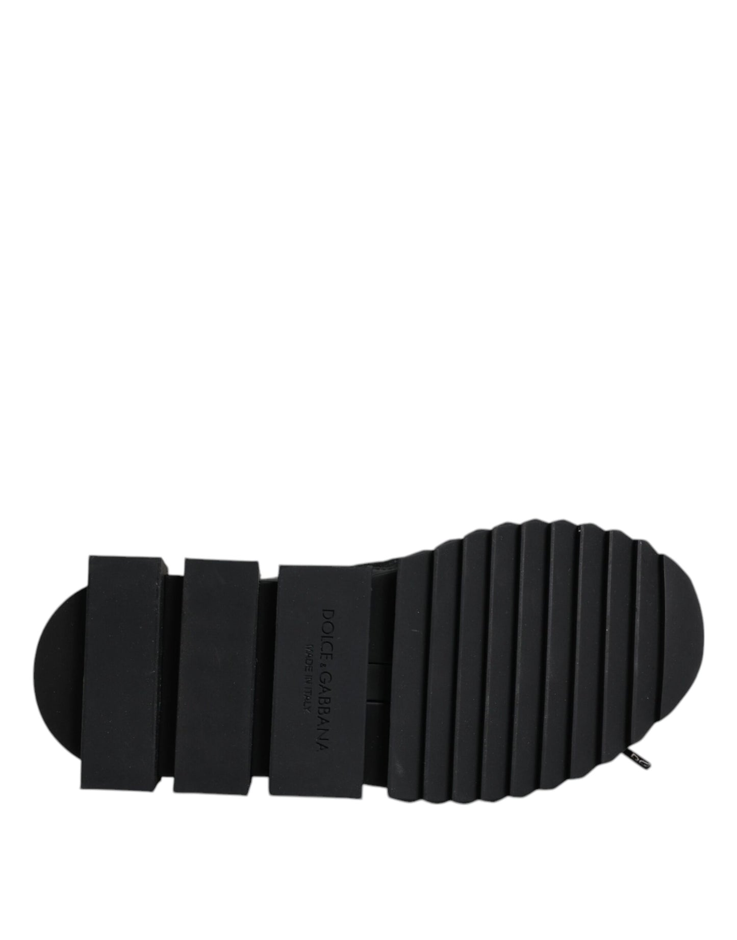 Dolce & Gabbana Black Sorrento Socks Logo Sneakers Shoes Dolce & Gabbana