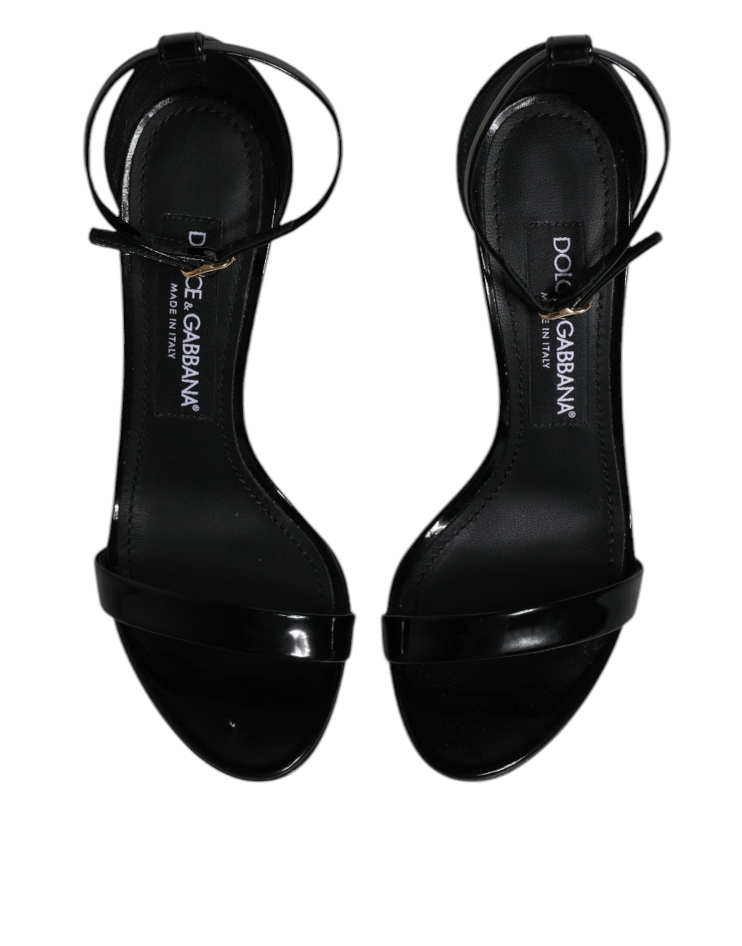Dolce & Gabbana Black KEIRA Heels Ankle Strap Sandals Shoes Dolce & Gabbana