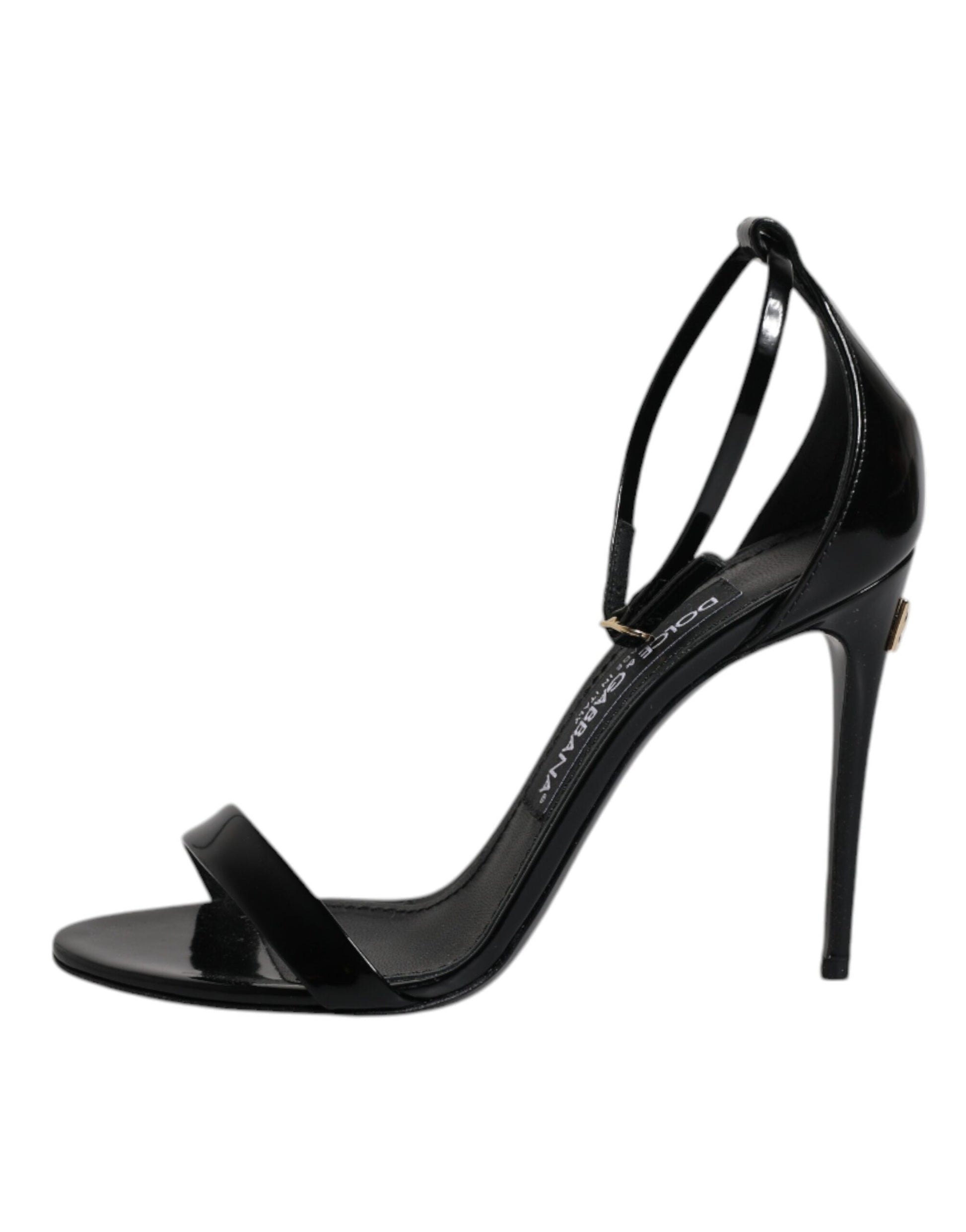 Dolce & Gabbana Black KEIRA Heels Ankle Strap Sandals Shoes Dolce & Gabbana
