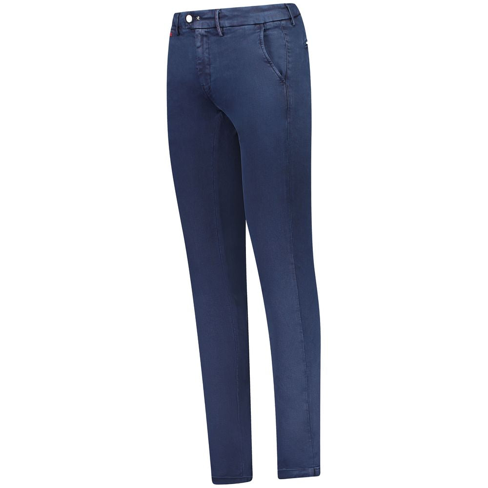 Tramarossa Blue Cotton Jeans & Pant Tramarossa