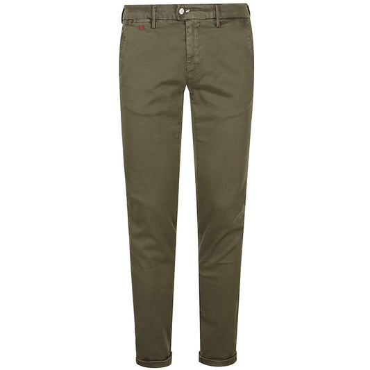 Tramarossa Green Cotton Jeans & Pant Tramarossa