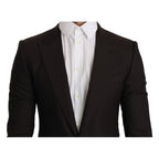 Dolce & Gabbana Brown Wool SICILIA Jacket Coat Blazer