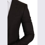 Dolce & Gabbana Brown Wool SICILIA Jacket Coat Blazer