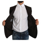 Dolce & Gabbana Brown Wool SICILIA Jacket Coat Blazer
