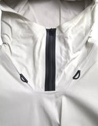 Bottega Veneta White Leather Men Waterproof Jacket Blouson - Eljoys Fashion 