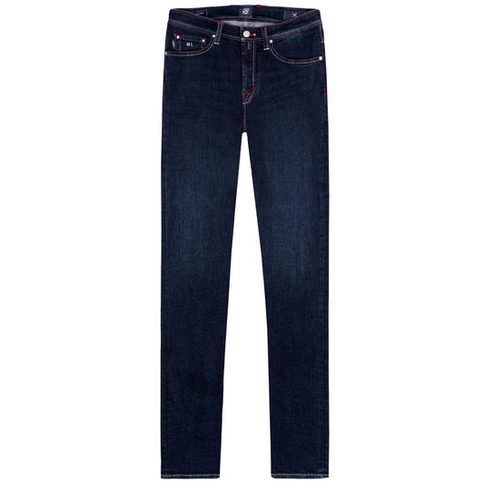 Tramarossa Blue Cotton Jeans & Pant Tramarossa