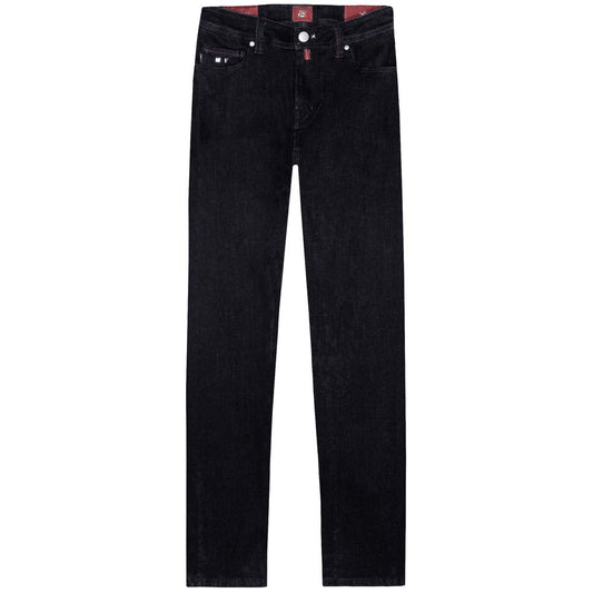 Tramarossa Black Cotton Jeans & Pant Tramarossa