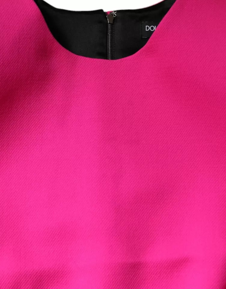 Dolce & Gabbana Pink Sleeveless Bodycon A-line Mini Dress Dolce & Gabbana