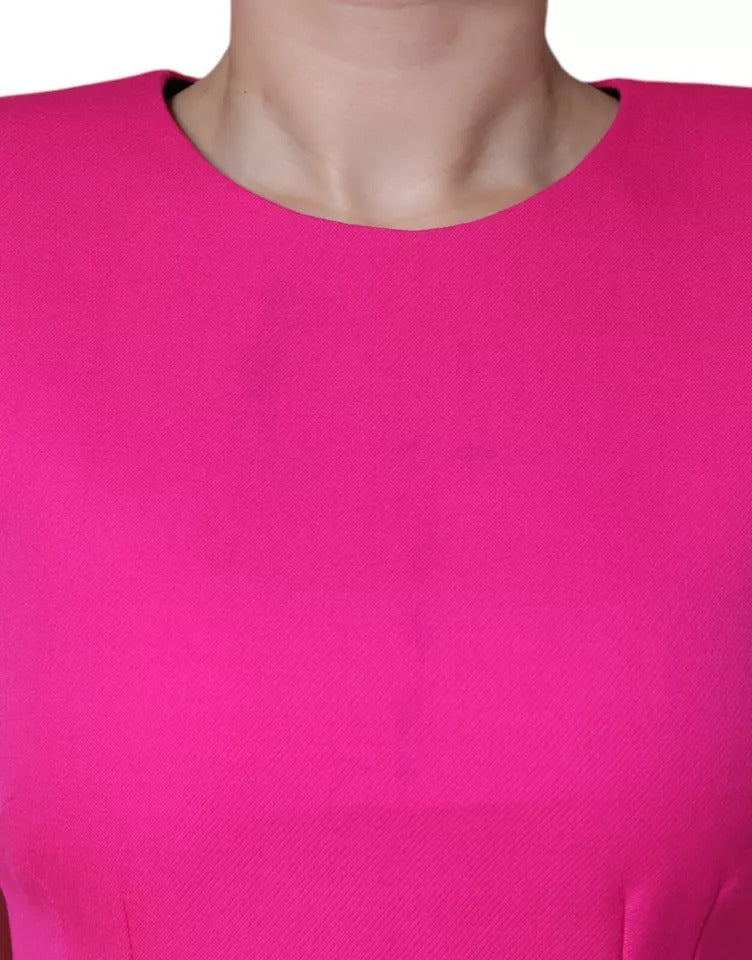 Dolce & Gabbana Pink Sleeveless Bodycon A-line Mini Dress Dolce & Gabbana