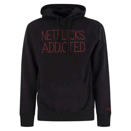 MC2 Saint Barth Black Cotton Sweater MC2 Saint Barth