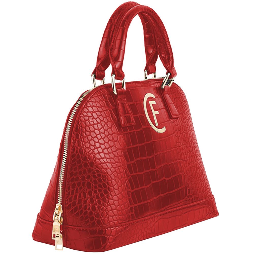 CRISTINAEFFE Red Polyethylene Handbag CRISTINAEFFE