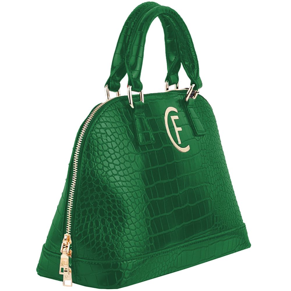 CRISTINAEFFE Green Polyethylene Handbag CRISTINAEFFE
