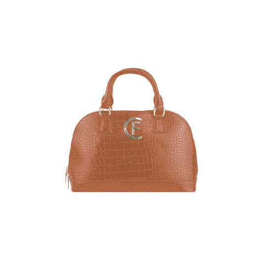 CRISTINAEFFE Brown Polyethylene Handbag CRISTINAEFFE