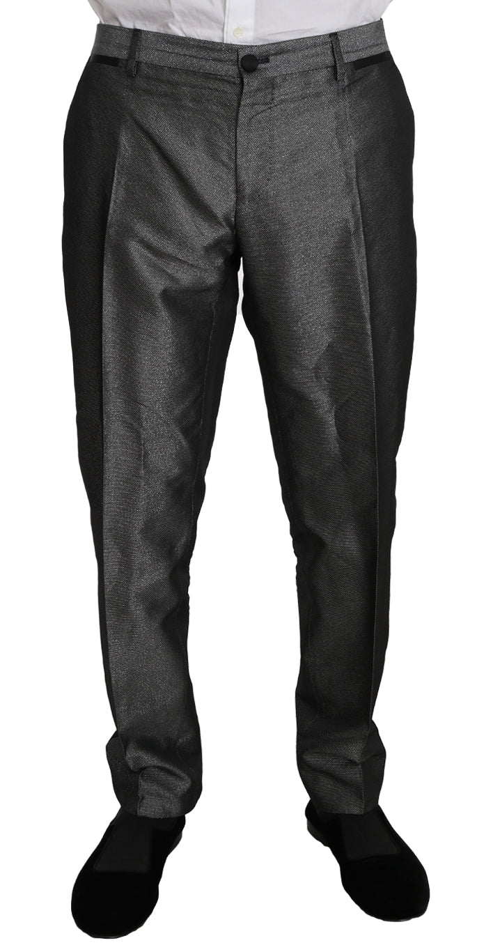 Dolce & Gabbana Gray Patterned MARTINI 2 Piece Suit Dolce & Gabbana
